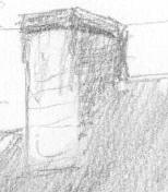 close up of cottage chimney
